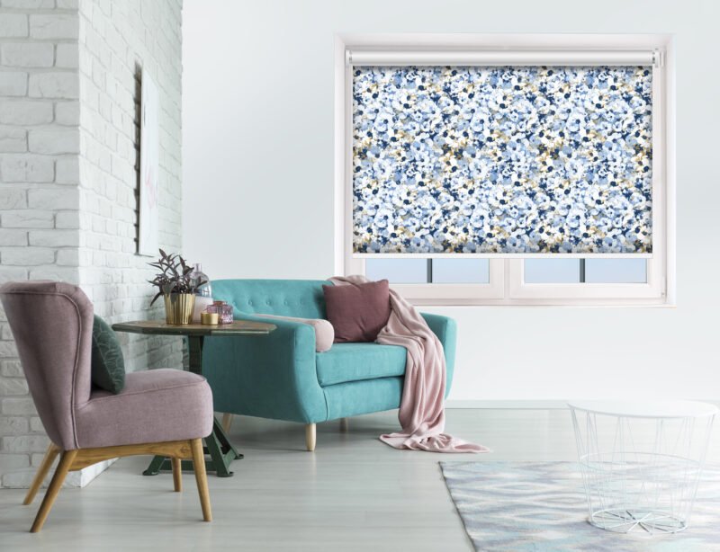 Frozen Flowers - Printed Roller Blind