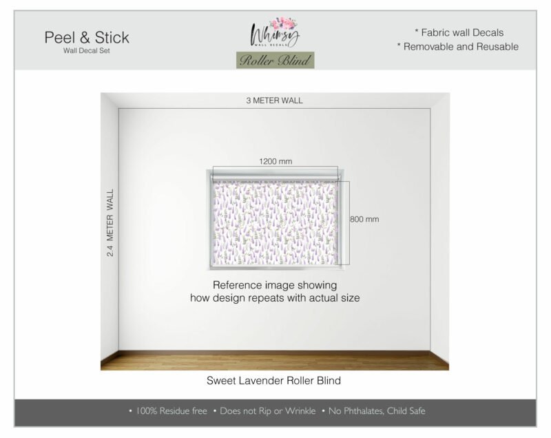 Sweet Lavender - Printed Roller Blind