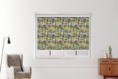 Lush Garden Flowers - Printed Roller Blind